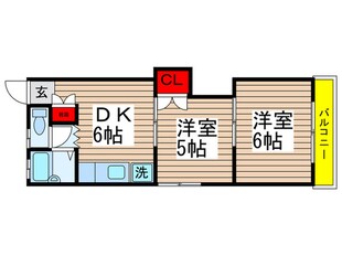 ユーカリハイツの物件間取画像